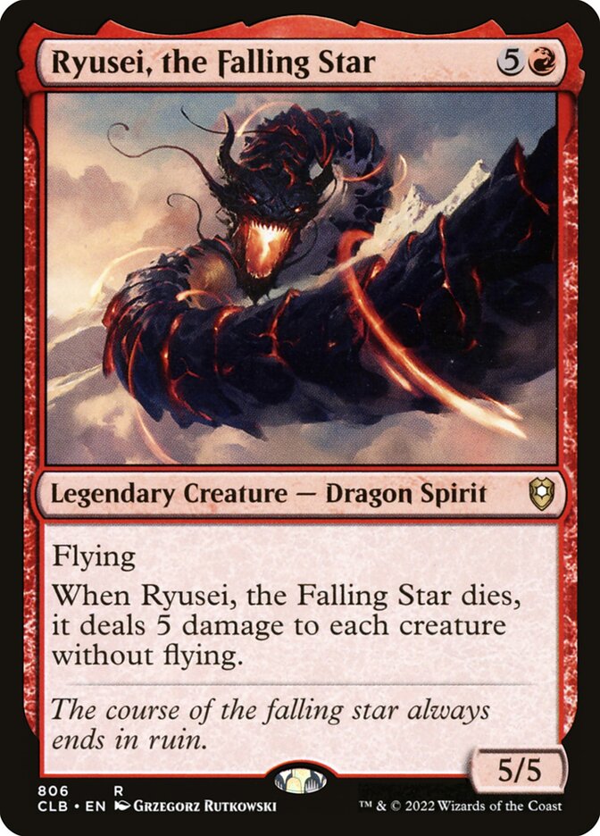 Ryusei, the Falling Star (806) - Commander Legends: Battle for Baldur's Gate (CLB)
