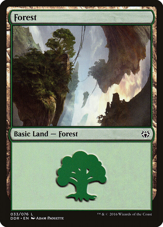 Forest (33) - Duel Decks: Nissa vs. Ob Nixilis (DDR)