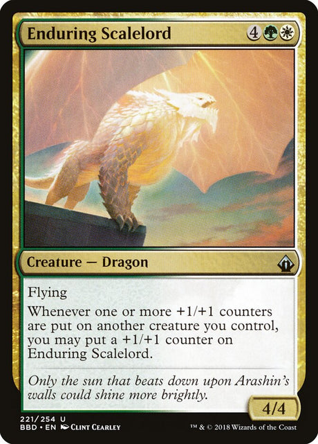Enduring Scalelord (221) - Battlebond (BBD)