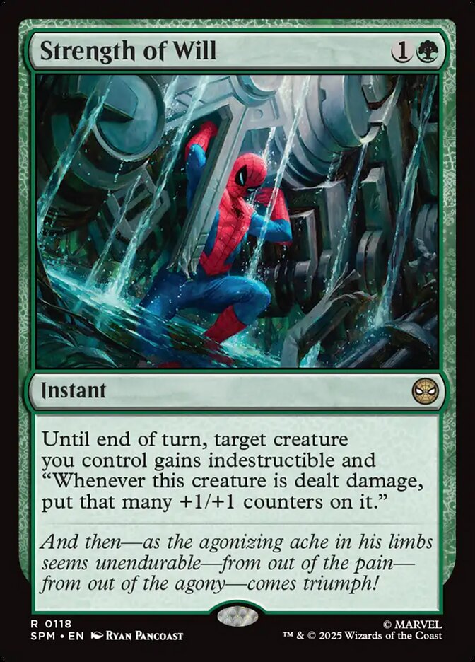 Strength of Will (118) - [Foil] Marvel's Spider-Man (SPM)