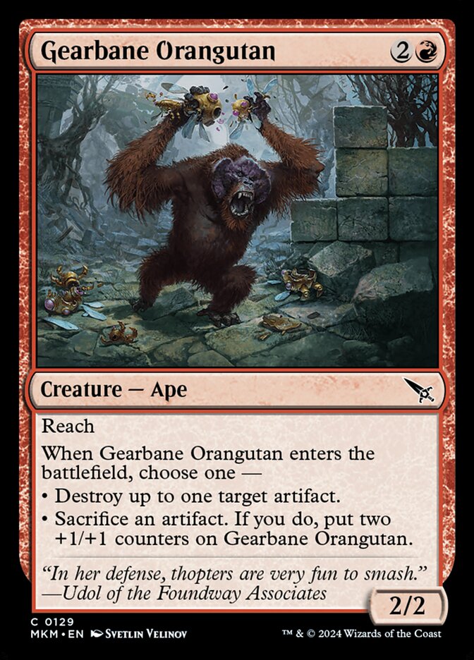 Gearbane Orangutan (129) - Murders at Karlov Manor (MKM)