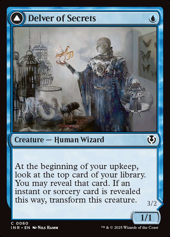 Delver of Secrets // Insectile Aberration - [Foil] Innistrad Remastered (INR)