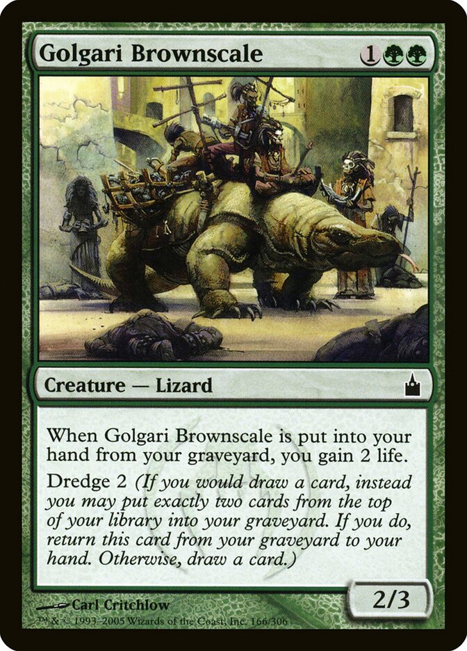 Golgari Brownscale (166) - Ravnica: City of Guilds (RAV)