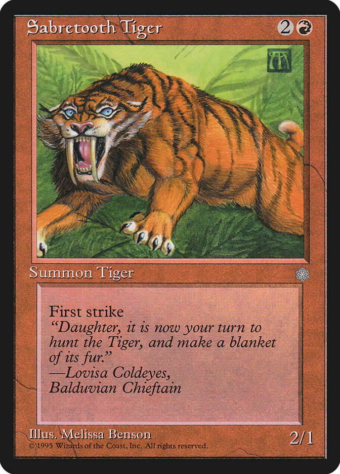 Sabretooth Tiger (215) - Ice Age (ICE)