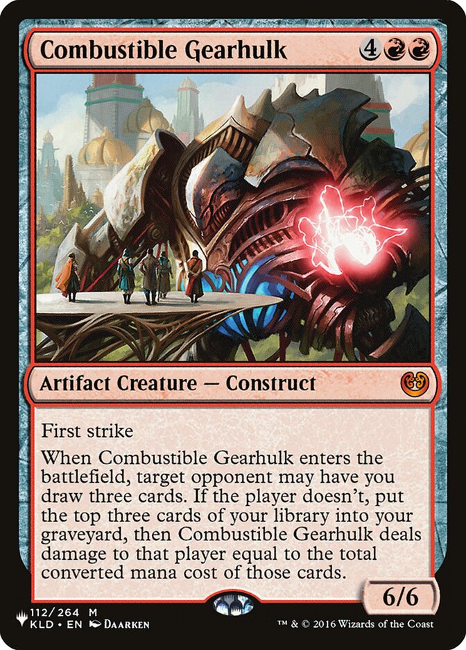 Combustible Gearhulk (KLD-112) - The List (PLST)