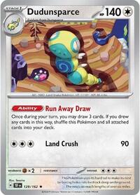 Dudunsparce Non Holo (129) - Deck Exclusives (PR)