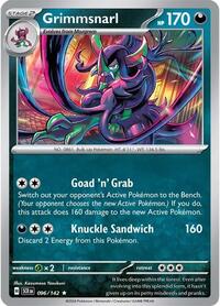 Grimmsnarl - 096/142 (Non-Holo) (96) - Deck Exclusives (PR)