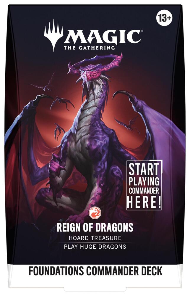 Foundations Commander Deck - Reign of Dragons - Commander: Foundations (FDC)