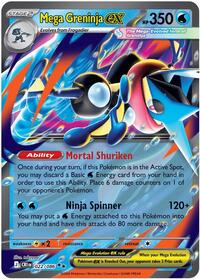 Mega Greninja ex (22) - ME04: Chaos Rising (CRI)