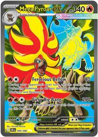 Mega Pyroar ex (99) - ME04: Chaos Rising (CRI)