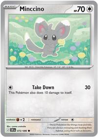 Minccino (72) - ME04: Chaos Rising (CRI)