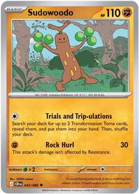 Sudowoodo (43) - ME04: Chaos Rising (CRI)