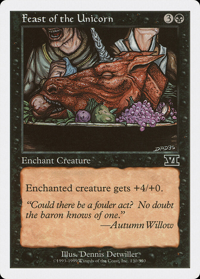 Feast of the Unicorn (130) - Classic Sixth Edition (6ED)