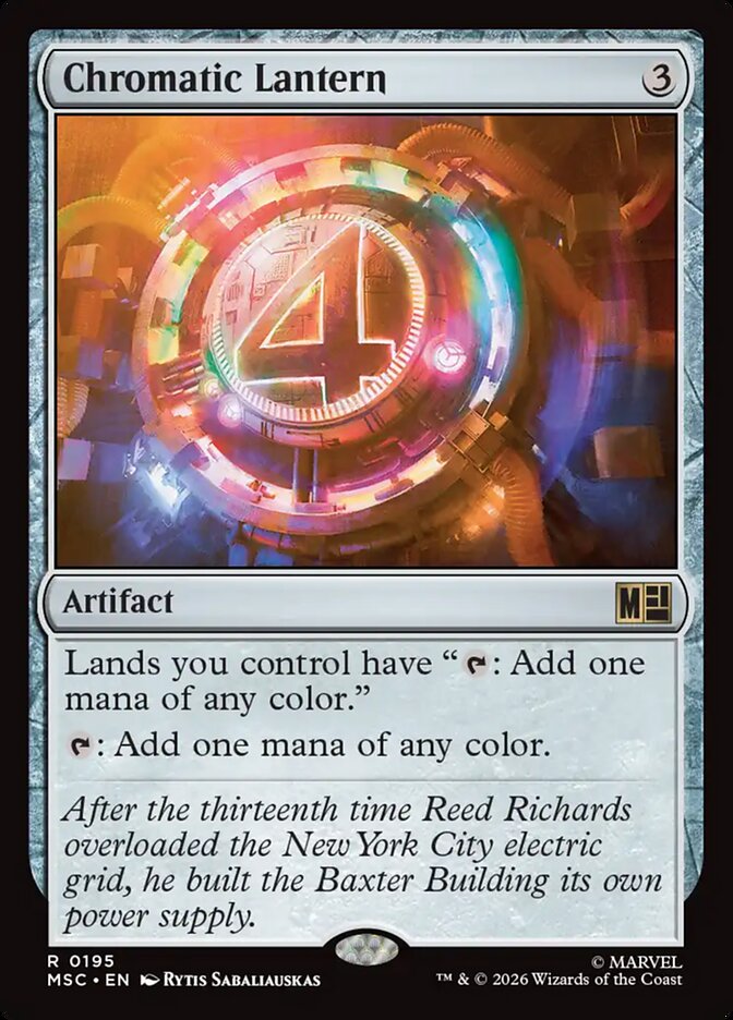 Chromatic Lantern (195) - Marvel Super Heroes Commander (MSC)