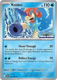 Keldeo - 019/086 (Chaos Rising Stamped) (19) - Miscellaneous Cards & Products (MCAP)