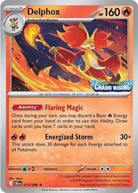 Delphox - 013/086 (Chaos Rising Stamped) (13) - Miscellaneous Cards & Products (MCAP)
