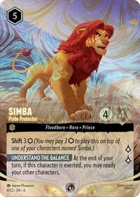 Simba - Pride Protector (Foil) (4) - Disney Lorcana Promo Cards (DLPC)