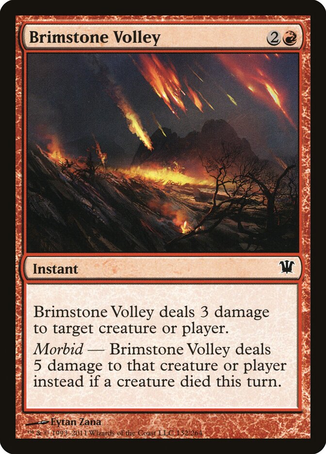 Brimstone Volley (132) - Innistrad (ISD)