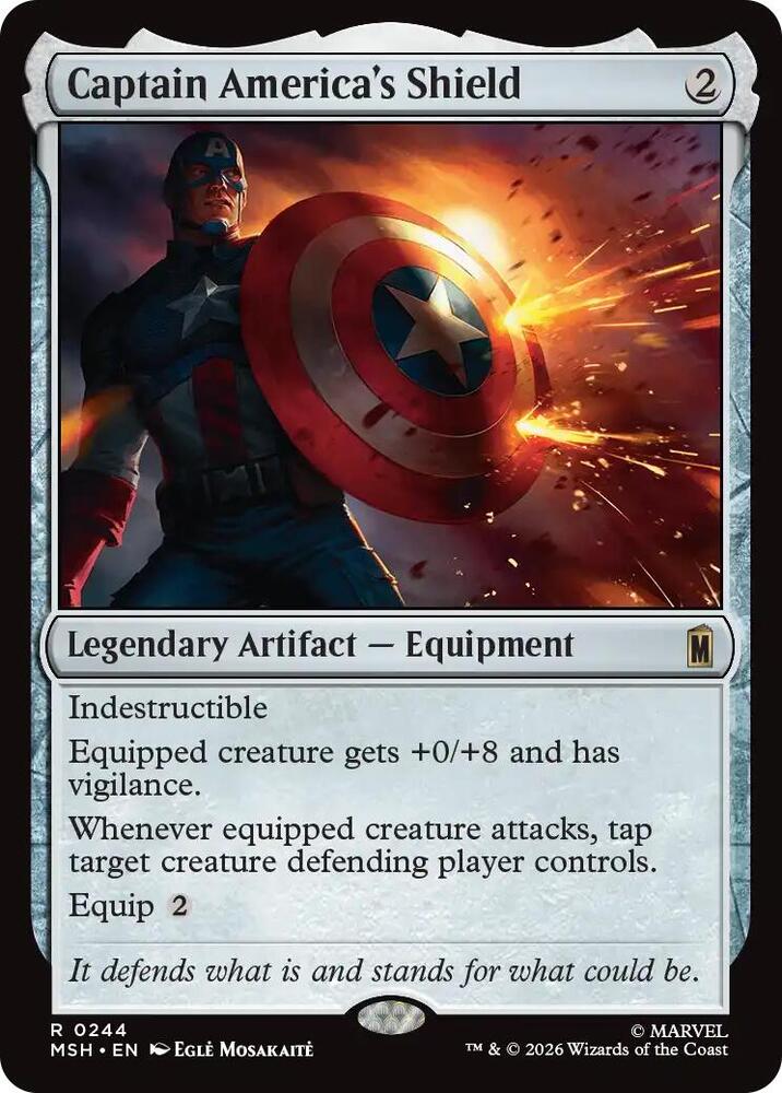 Captain America's Shield (244) - Marvel Super Heroes (MSH)