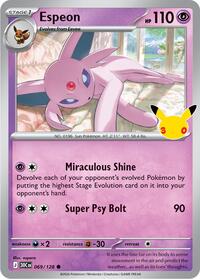 Espeon (69) - ME: 30th Celebration (30C)