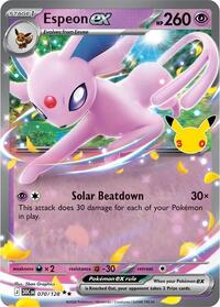 Espeon ex (70) - ME: 30th Celebration (30C)