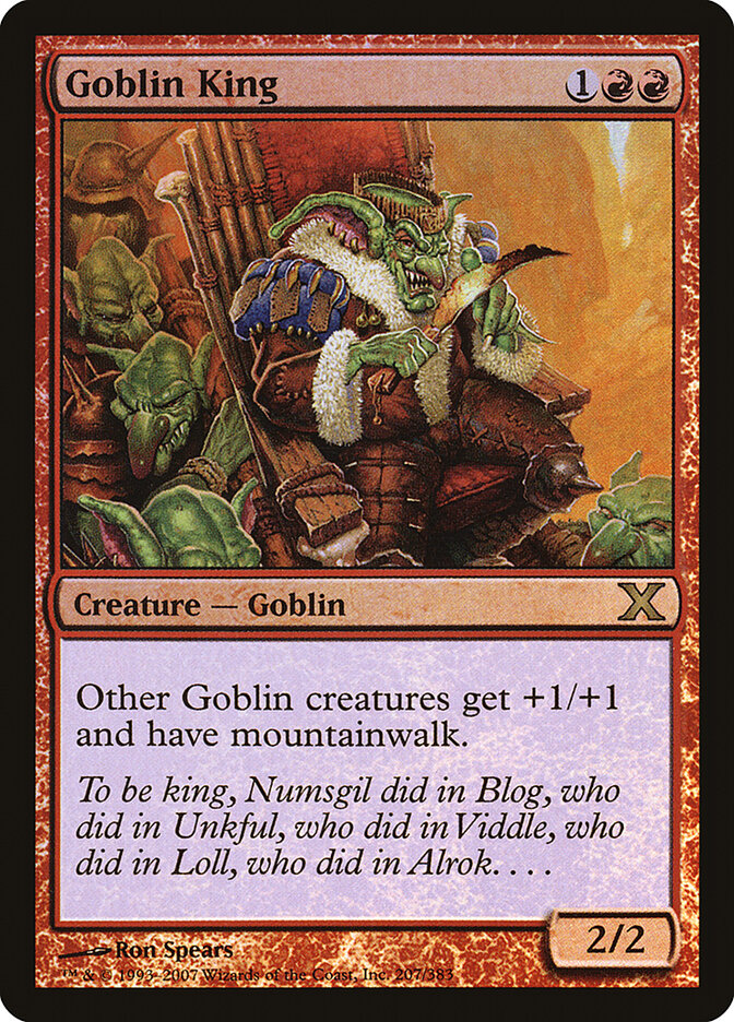 Goblin King (207) - Tenth Edition (10E)