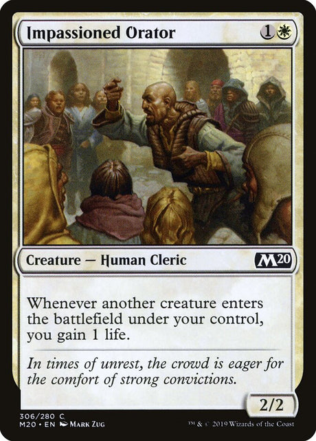 Impassioned Orator (306) - Core Set 2020 (M20)