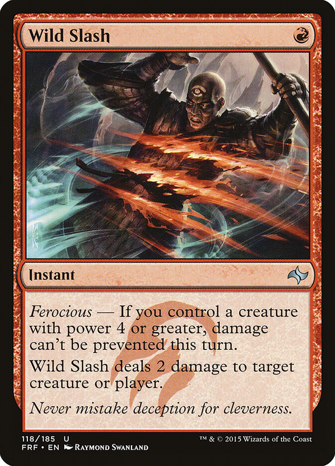 Wild Slash (118) - Fate Reforged (FRF)