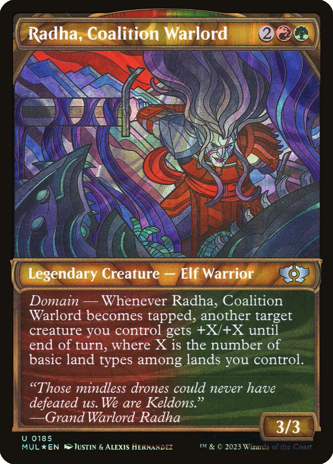 Radha, Coalition Warlord (185) - Multiverse Legends (MUL)