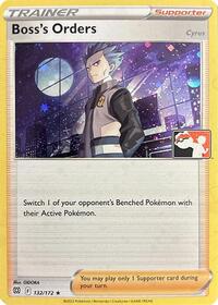 Boss's Orders - 132/172 (Cosmos Holo) (132) - Prize Pack Series Cards