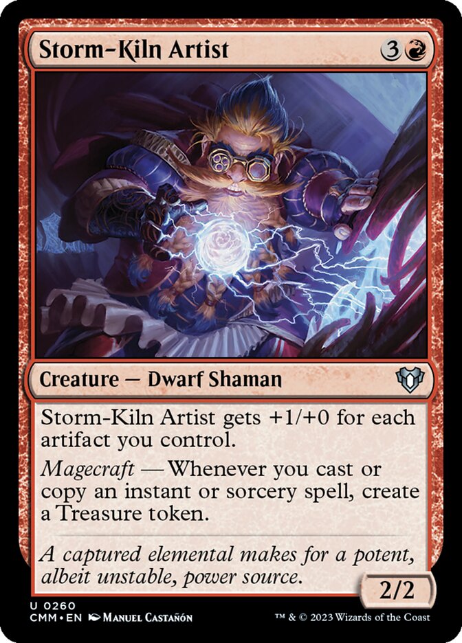 Storm-Kiln Artist (260) - Commander Masters (CMM)