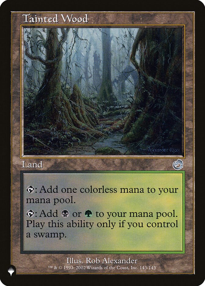 Tainted Wood (TOR-143) - The List (PLST)