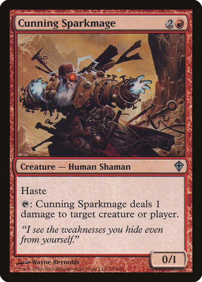 Cunning Sparkmage (79) - Worldwake (WWK)
