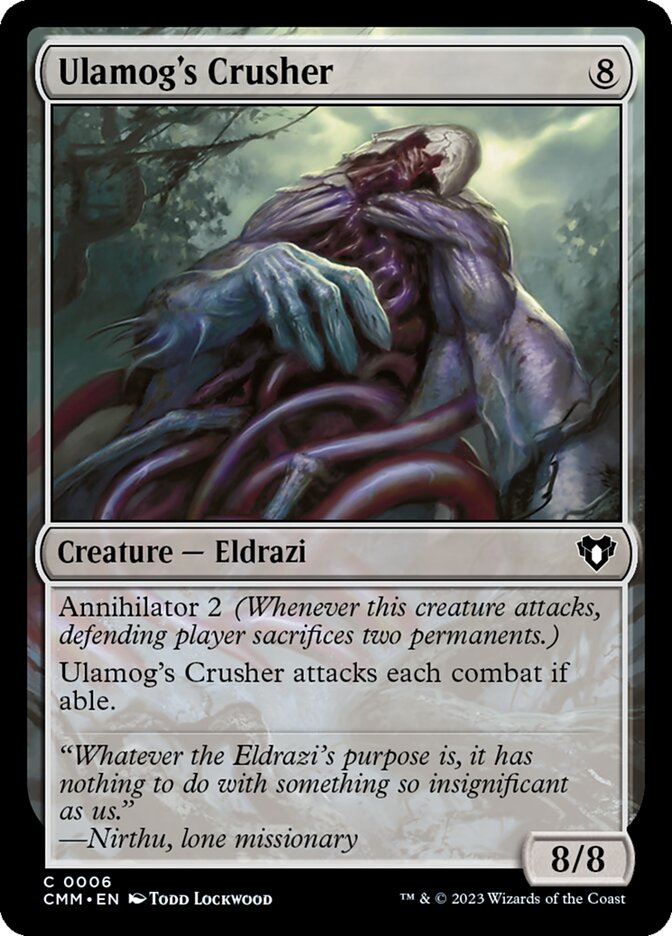 Ulamog's Crusher (6) - Commander Masters (CMM)