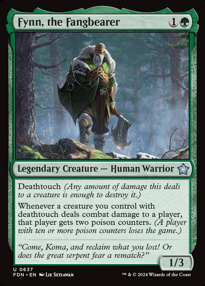 Fynn, the Fangbearer (637) - Foundations (FDN)