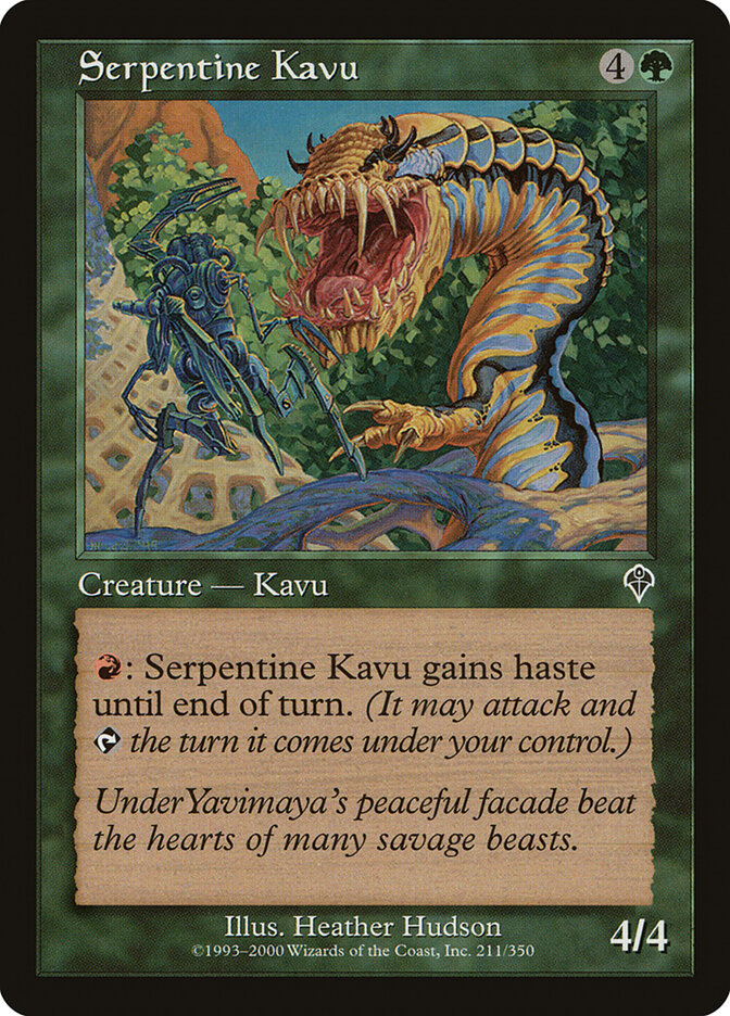 Serpentine Kavu (211) - Invasion (INV)