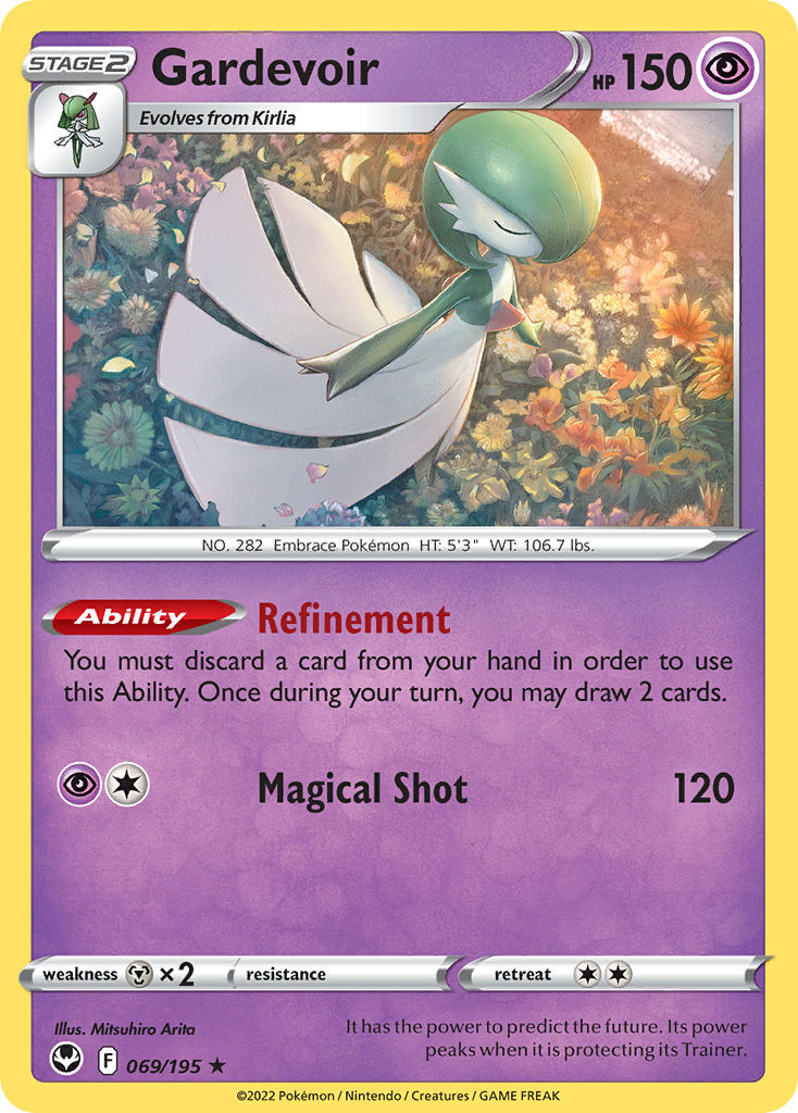 Gardevoir (69/195) - [Reverse Holo] Silver Tempest (SIT)