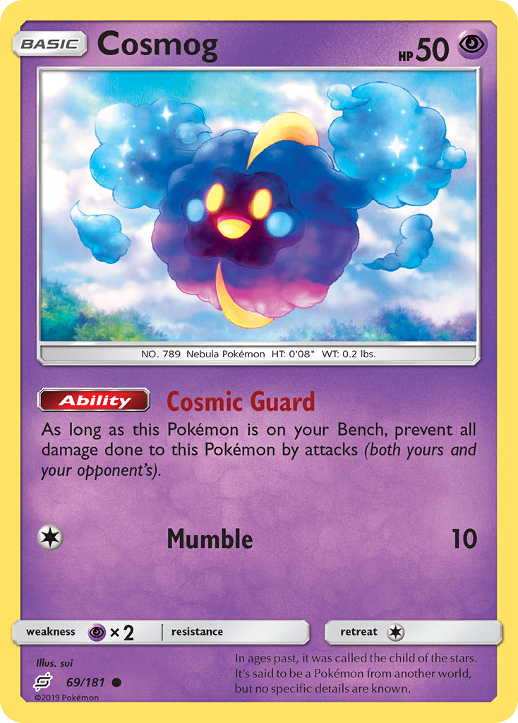 Cosmog (69/181) - [Reverse Holo] Team Up (TEU)
