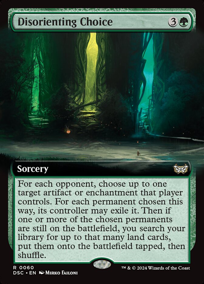 Disorienting Choice (60) - Duskmourn: House of Horror Commander (DSC)