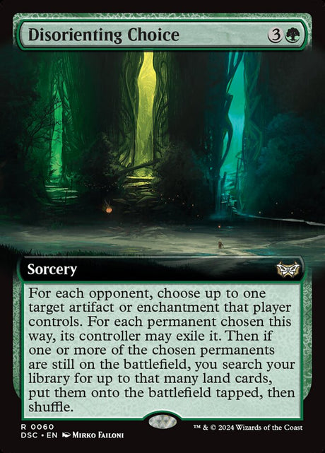 Disorienting Choice (60) - Duskmourn: House of Horror Commander (DSC)