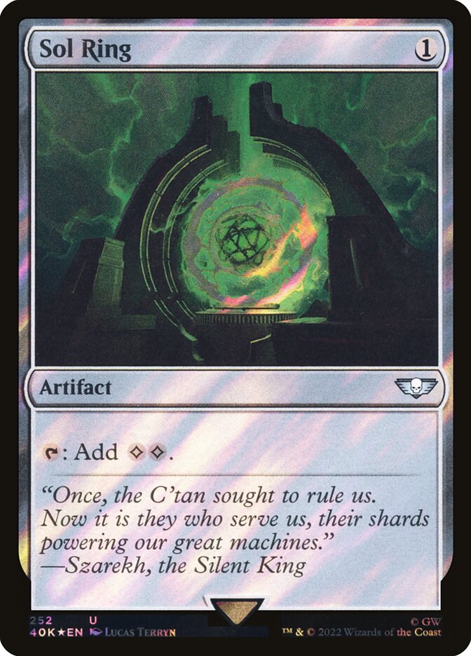 Sol Ring (252★) - Warhammer 40,000 Commander (40K)