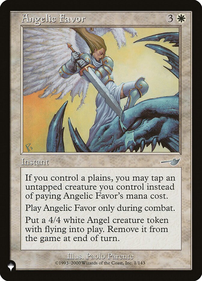 Angelic Favor - The List (PLST)