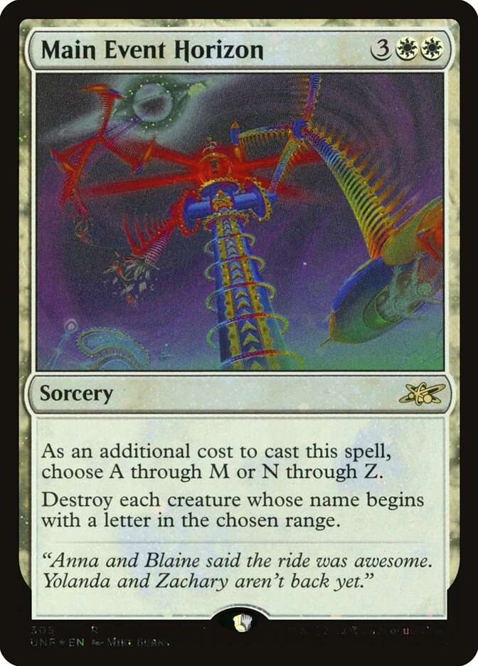 Main Event Horizon (305) - Unfinity (UNF)