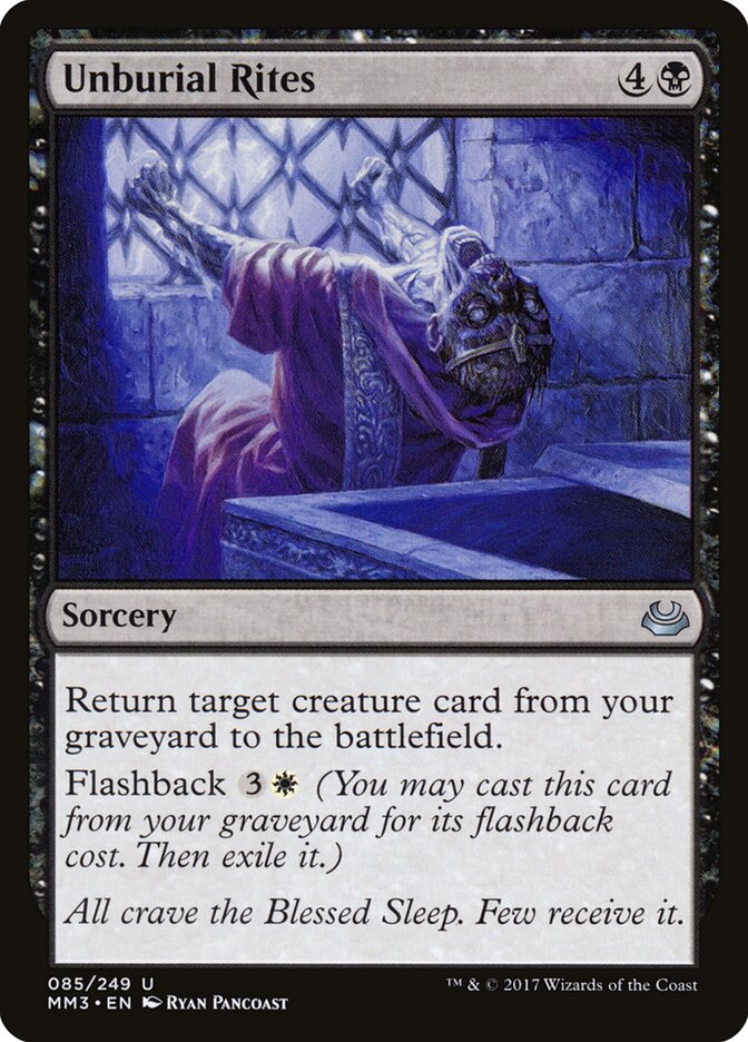 Unburial Rites (85) - Modern Masters 2017 (MM3)
