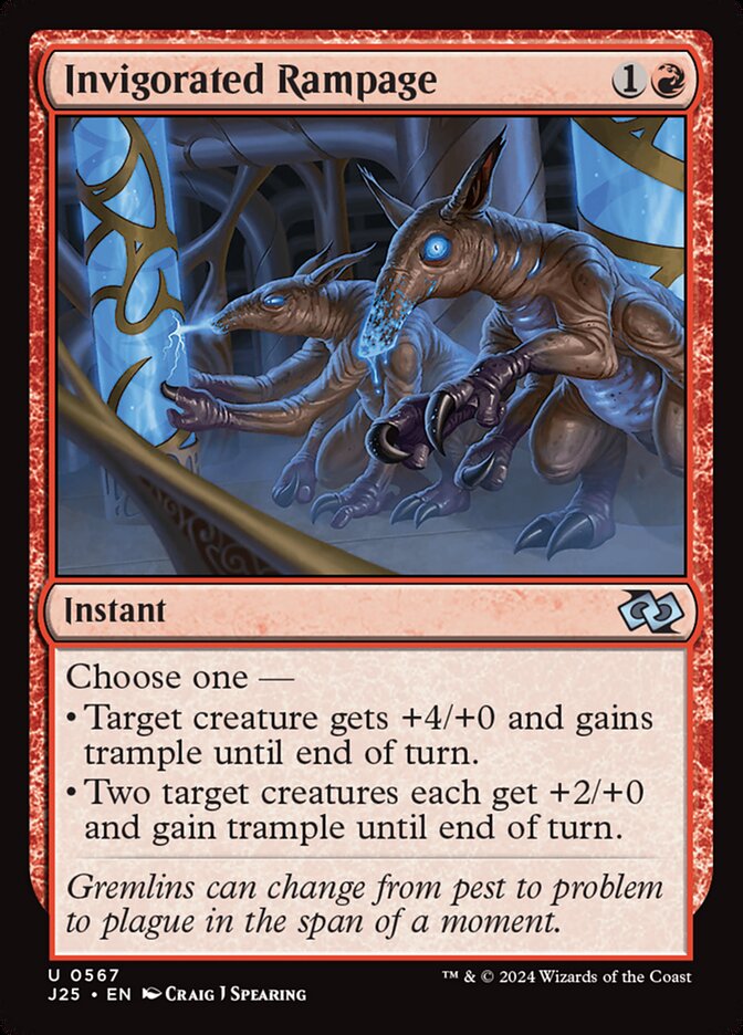 Invigorated Rampage (567) - Foundations Jumpstart (J25)