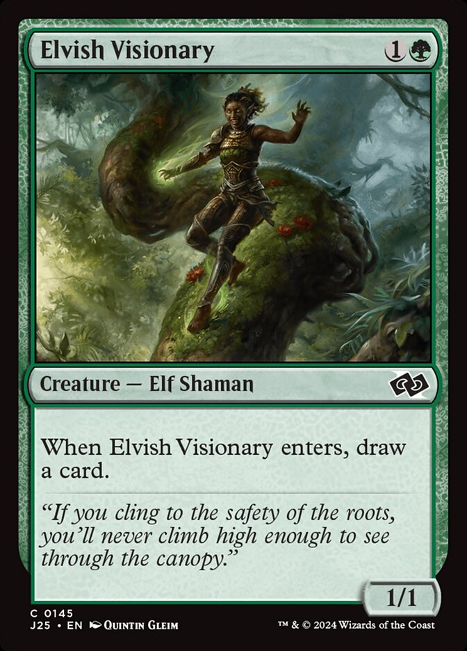 Elvish Visionary - Foundations Jumpstart (J25)