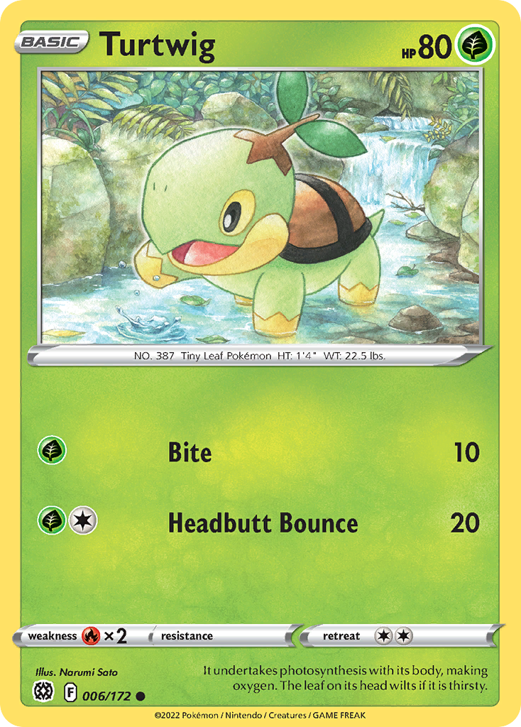 Turtwig (6/172) - Brilliant Stars (BRS)