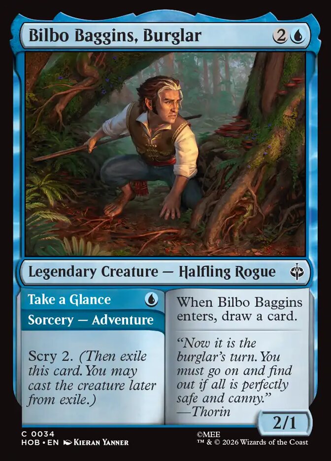 Bilbo Baggins, Burglar // Take a Glance (34) - The Hobbit (HOB)