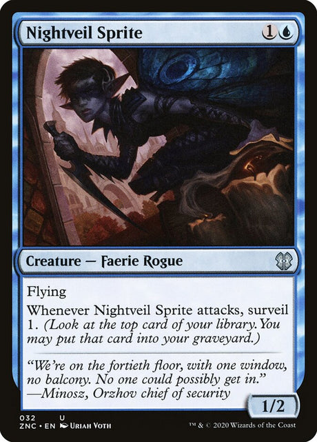 Nightveil Sprite (32) - Zendikar Rising Commander (ZNC)