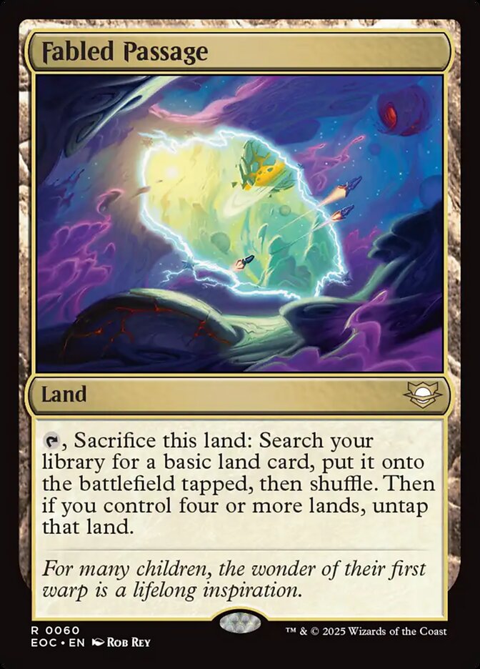 Fabled Passage (60) - Edge of Eternities Commander (EOC)